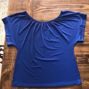 Off the should shirt